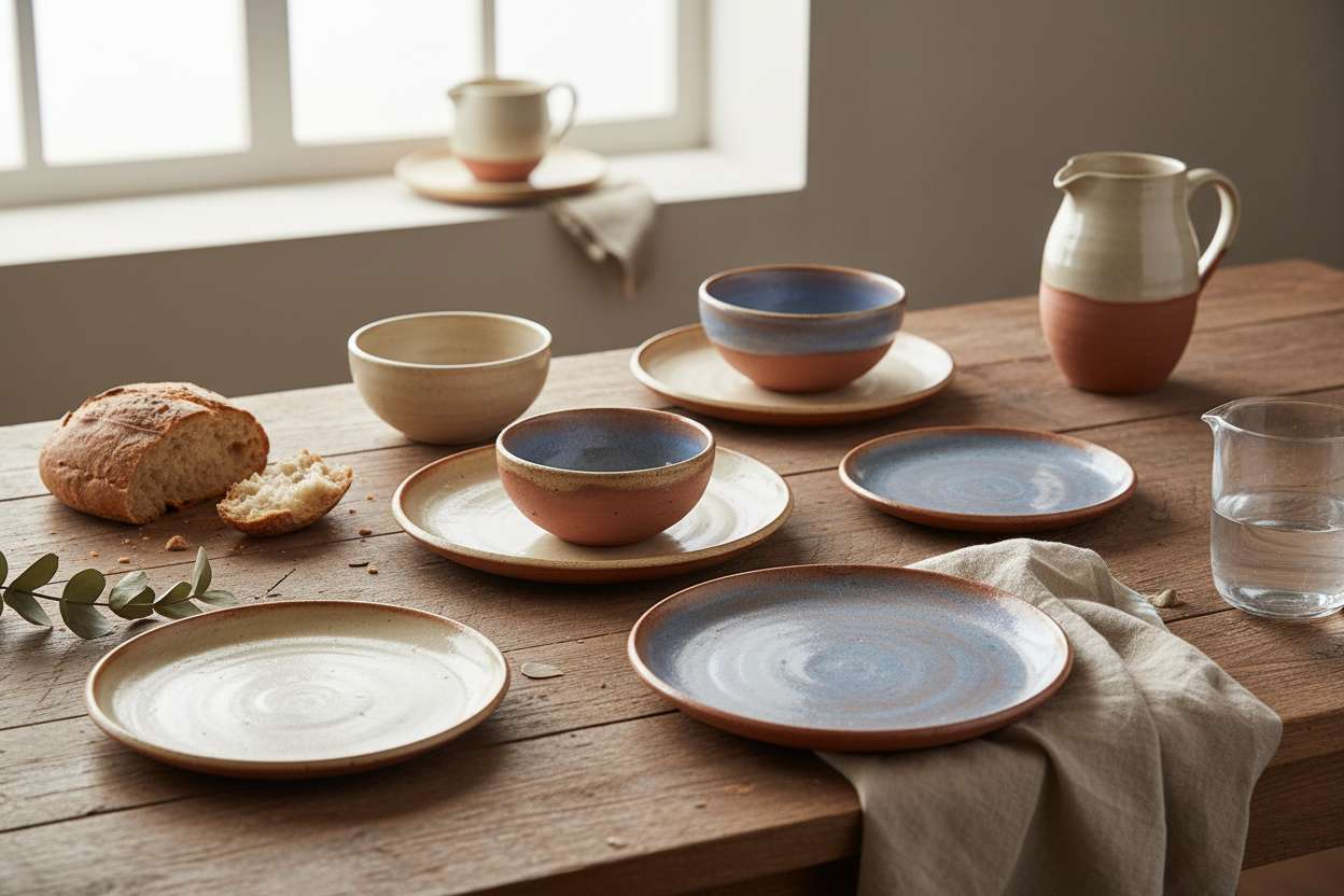 Handmade Ceramic Plates & Dinnerware