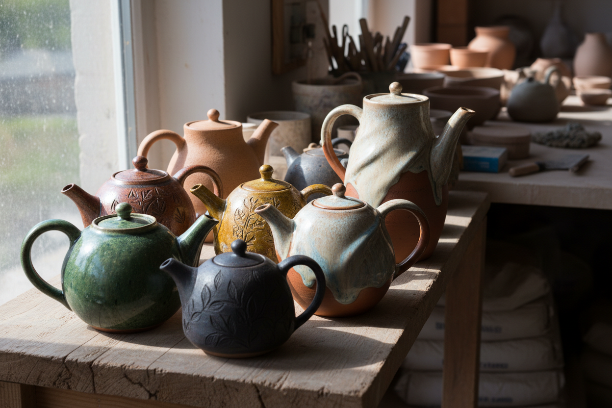 Handmade Ceramic Teapots
